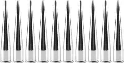 Obrázek produktu pro 7 mm 10 sad kovových nýtů a cvočků se šroubovacím uzávěrem pro kutilské práce z kůže (stříbrné)