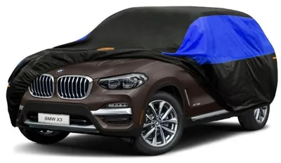 Obrázok produktu pre Ochranný obal na auto, vodeodolný a priedušný, pre modely BMW X3 (ročníky 2010-2024), farby: čierna, modrá