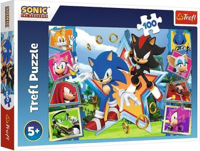 Produktbild von TREFL Puzzle Sonic: Meet the Hedgehog 100 Teile