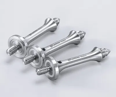 Produktbild von Leofoto Stativfuß Lange Spikes mit Gummikappen TFS S1/4