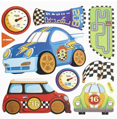 Produktbild von 2D Sticker XXL Autos