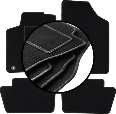 Image de tapis de sol en velours pour Peugeot 307 (2001-2009)