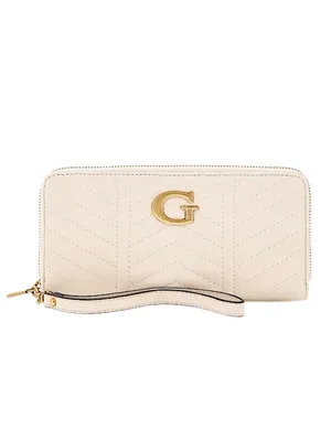 Produktbild von GUESS Lovide SLG Large Zip Damen Geldbörse lang stone