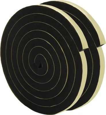 Obrázok produktu pre Penové tesniace pásky 12 mm x 12 mm - samolepiace - 4 metre / 2 rolky - pre dvere a okná - s tepelnoizolačnými vlastnosťami - chemicky odolné