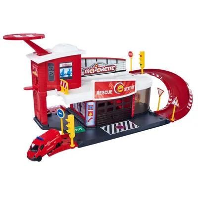 Produktbild von Majorette Creatix Rettungsstation + 1 Fahrzeug (212050038)