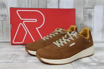 Produktbild von Rieker Hallbschuh - Braun Veloursleder Größe: 44 Normal
