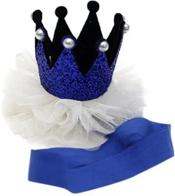 Immagine prodotto di CHPN - Fascia per capelli -  per capelli -  - Blu - Bambina - Accessorio per capelli -  - Compleanno - Regalo - Accessorio per capelli - Accessori