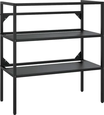 Obrázok produktu pre vidaXL Rám umývadla do kúpeľne čierny 79x38x83 cm železo