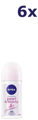 Produktbild von 6x Nivea Roll-on deodorant Pearl Beauty 50 ml