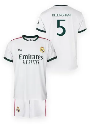 Immagine prodotto di Kit ufficiale del Real Madrid per la stagione 2026/27, replica con licenza ufficiale – taglia 6 anni, Bellingham