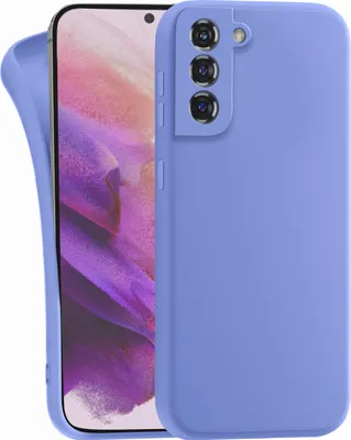 Produktbild von Hülle für Samsung Galaxy S21 Plus - Handyhülle mit Kameraschutz Cover aus Silikon in Blau