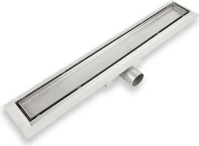 Produktbild von Betegelbare Duschegoot - Duscheabfluss mit Siphon und Haarfilter - 70 cm RVS