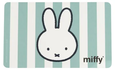 Produktbild von Miffy Brettchen - Hase Streifen Frühstücksbrettchen Schneidebrettchen aus Resopal