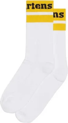Obrázek produktu pro Dr. Martens Ac681103 Athletic Logo Sock Bílý