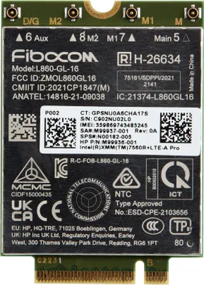 Obrázok produktu pre HP Funkmodem 4G LTE-A WWAN Modul