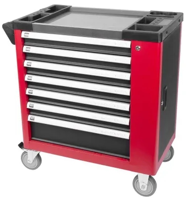 Image de Chariot d'atelier avec outils Strend Pro B239, armoire de 399 pieces, 7 tiroirs, Hobby