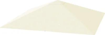 Produktbild von 3x3 m Pavillon-Dachabdeckung, Oxford 600D, Creme, 8 Ablauflöcher