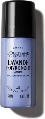 Zdjęcie produktu dla L'Occitane Lavande Poivre Noir (Formerly L'Occitan) Roll-On Deodorant, Kobiety, Dezodorant, Dezodorant w kulce, Butelka, 50 ml, Skóra uniwersalna