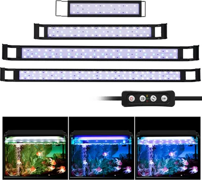 Produktbild von Yakimz 50-65cm LED akvarijní lampa Tank Light Recessible Akvarijní osvětlení s časovačem, 16W