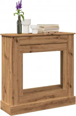 Produktbild von Kaminumrandung Artisan-Eiche 90x30x90 cm Holzwerkstoff 854597