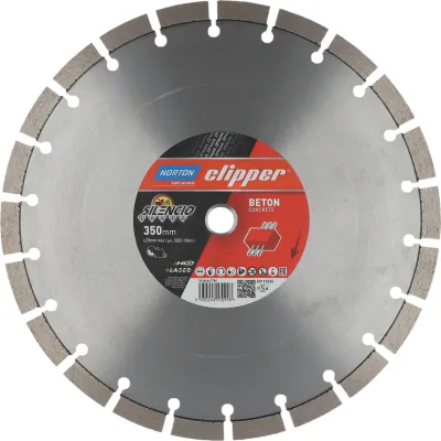 Image de Norton Clipper disque à tronçonner diamanté (Ø 350 mm / pour tronçonneuse 5500 min-1) - 70184647780