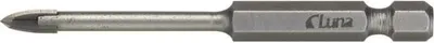 Produktbild von Fliesenbohrer mit Hartmetallspitze und 1/4" 6 mm Sechskantschaft