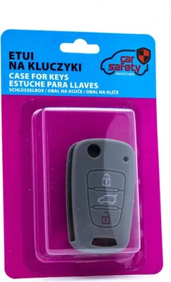 Image de Housse silicone Housse pour clés GRIS pour Hyundai Kia