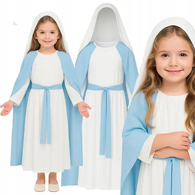 Obrázek produktu pro Fiestas Guirca Kostým Maryja pro dívky na jasełka 122/128