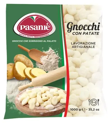 Image de Gnocchis frais à la pomme de terre, 1 kg, marque Pasanie