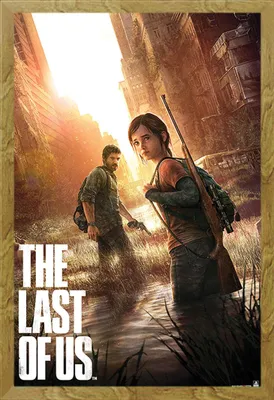 Produktbild von Last of Us, The - Poster - PlayStation + Wechselrahmen, Shinsuke® Maxi MDF Eiche, Acryl-Scheibe