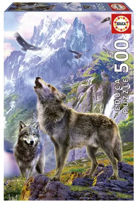 Obrázok produktu pre Puzzle 500 dielov Vlci v horách Educa
