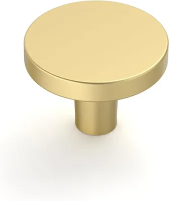 Produktbild von Möbelknöpfe 4 Stück, gold, Aluminium, für Schubladen und Schränke