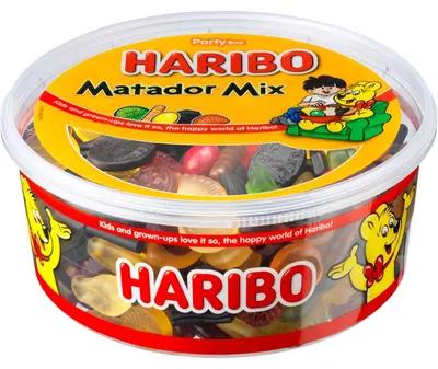 Image de Haribo Matador Mix 1,0 kg en boîte