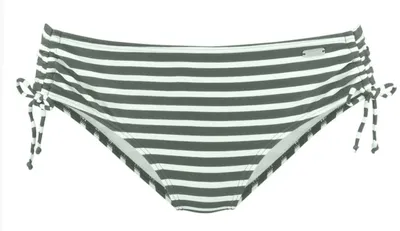 Produktbild von VENICE BEACH Bikinihose mit Raffung 27923 oliv stripe 36