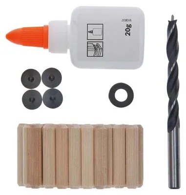 Produktbild von Dübel-Set D= 8 mm; L= 40 mm, 32-tlg.