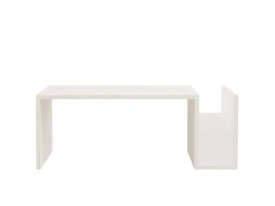 Obrázek produktu pro Skye Decor, Memo - White, konferenční stolek, bílý, 100 % MELAMÍNOVÁ DESKA, 86,8 x 50 x 32,4 cm