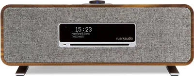 A studio shot of a Ruark Audio R3 MK1 music system.