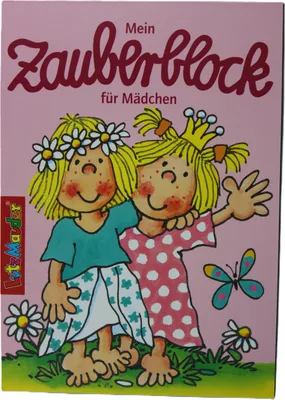 Produktbild von Lutz Mauder - 18598 - Zauberblock, Mädchen, 23 Seiten, DIN A 6, Papier