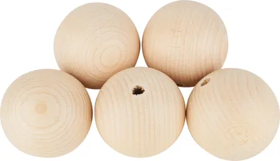 Produktbild von VBS Holzkugeln durchgebohrt "Ø 70 mm" 5 Stück
