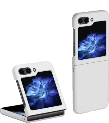 Obrázek produktu pro Pro Samsung Galaxy Z Flip5 5G – skládací ochranné pouzdro Skin Feel, bílé