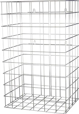 Produktbild von MediQo-line Abfallkorb | Aluminium Optik | 60 Liter