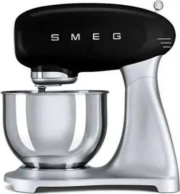 Obrázok produktu pre Smeg SMF02BLEU, Stojaci mixér, Čierna, Hnetenie, Miešanie, 1 m, 4,8 L, Páka