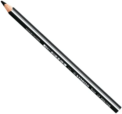 Produktbild von Dreikant-Buntstift - STABILO Trio dick - Einzelstift - schwarz