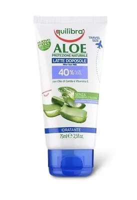 Produktbild von Equilibra Aloe Vera After-Sun Feuchtigkeitsmilch, 75 ml