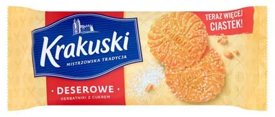Obrázek produktu pro Krakuski ciasteczka deserowe z cukrem 200 g