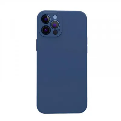 Produktbild von Liquid Silikon Hülle Für Smartphones - Farbe: Blau - Modellkompatibilität: Für iPhone 12 Pro