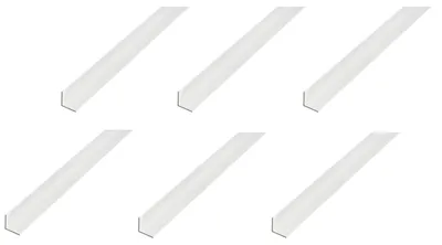 Produktbild von Alberts 6 x Winkelprofil, Aluminium, silberfarbig eloxiert, 30 x 30 x 1,3 mm, Länge 1 m