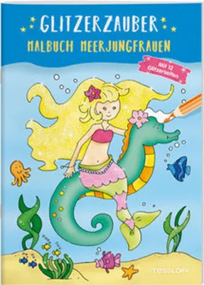 Obrázok produktu pre Glitzerzauber Malbuch. Meerjungfrauen