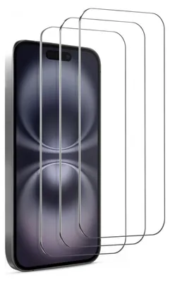 Produktbild von 3X Schutzglas für iPhone 16 Display Schutz Panzerfolie Hartglas Screen Full 9H
