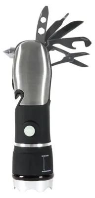 Image de Lampe LED multifonction CMP LT2418 avec outils 8 en 1, noire